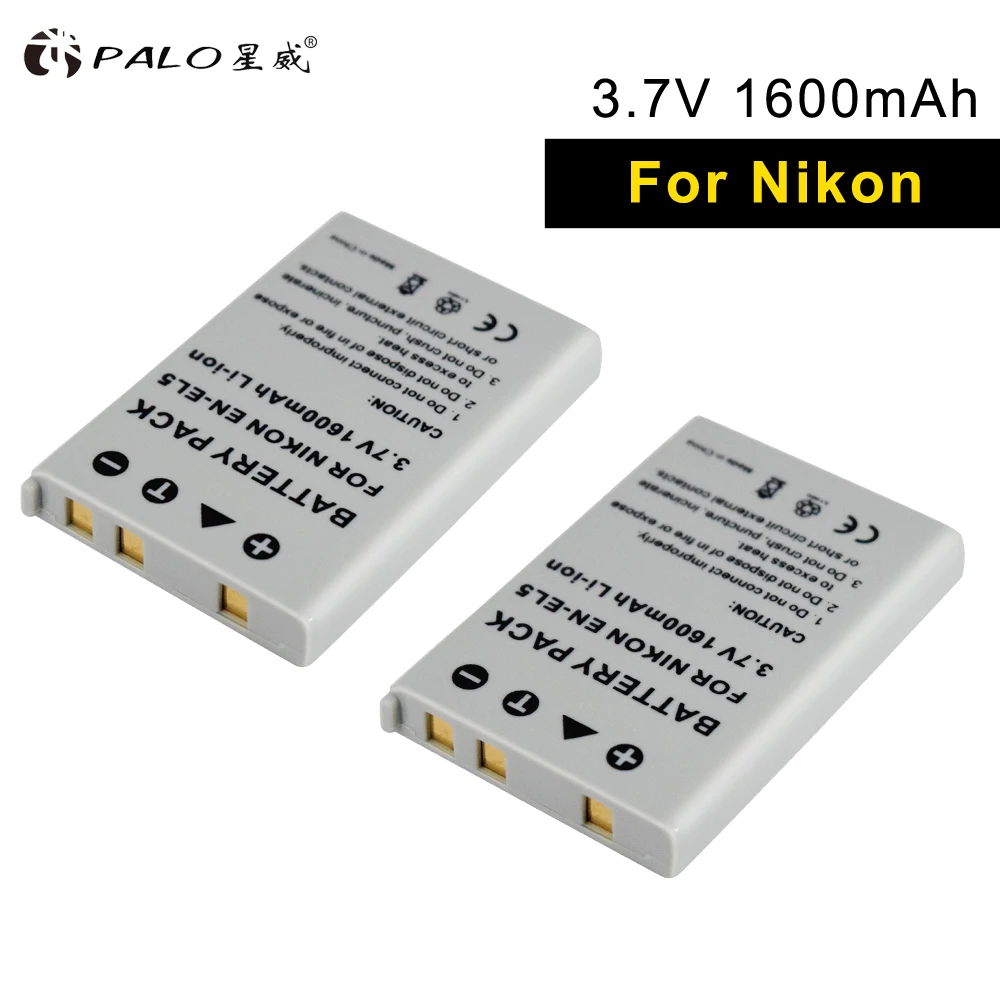 

PALO EN-EL5 2pcs digital camera battery COOLPIX_P100/P3/P4/P500/P510/P5100/P520/P530/P6000/P80/P90/S10/P5000/3700/5200/5900/7900