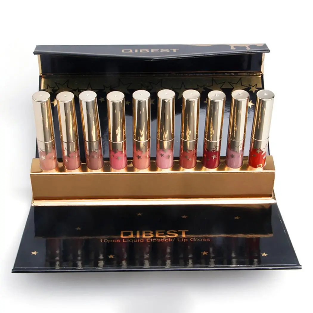 Натуральная увлажняющая защита от размазывания Стойкий матовый блеск для губ Smear