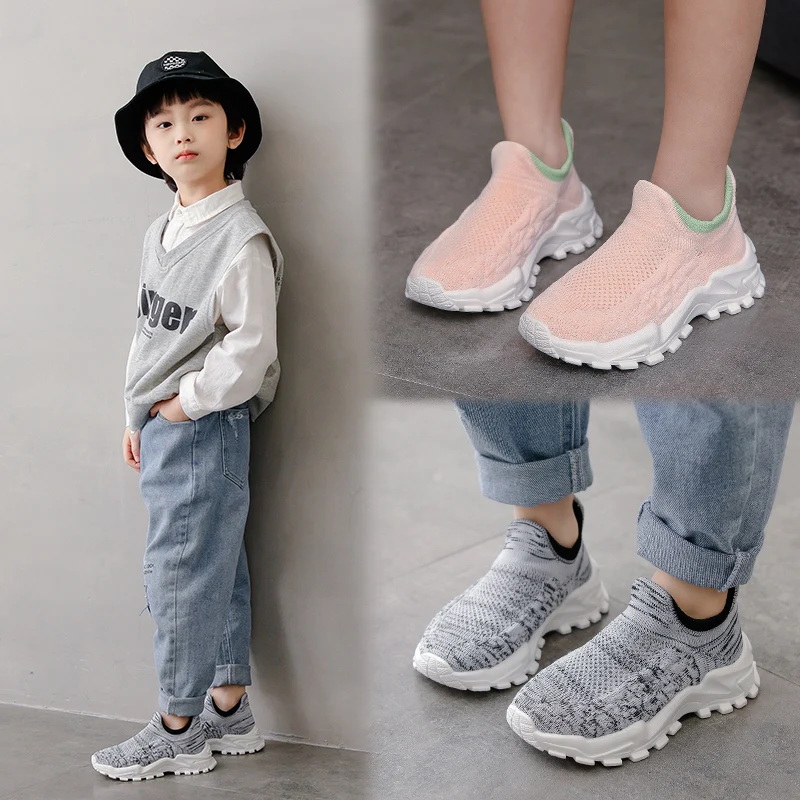 JIEMIAO 2021 New Summer Autumn Kids Shoes Mesh Breathable Boys Girls Sport Shoes Children Casual Sneakers Baby Toddler Shoes