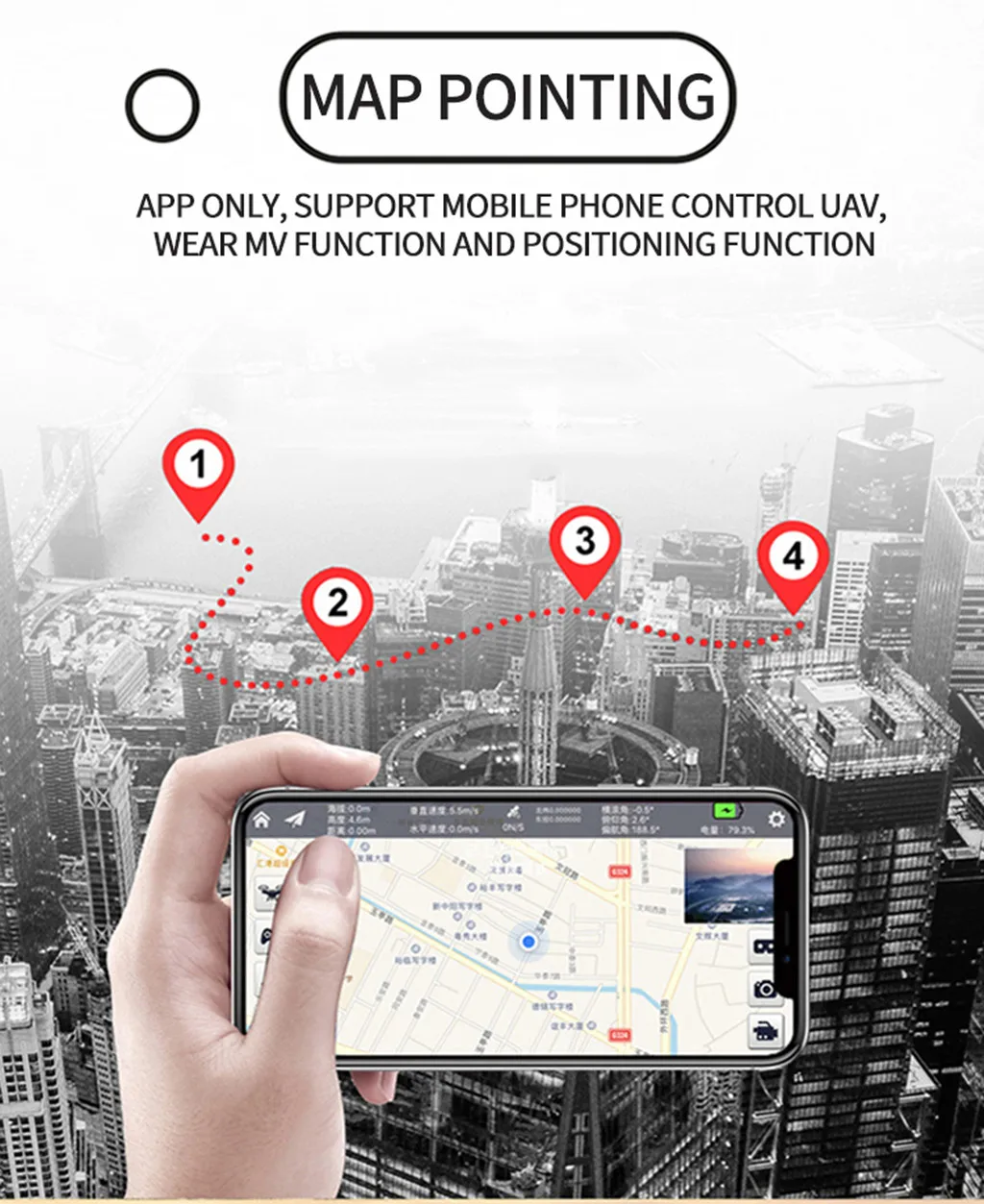 Рыболовный Дрон iqos S167 5G wifi FPV 1080P HD камера gps 120 ° широкоугольный складной RC Квадрокоптер pgytech посадочная площадка