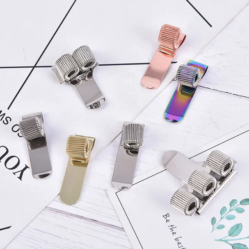 

Holder With Pocket Clip Doctors Nurse Uniform Pen Holders Office Supplies New Single/Double/Triple Hole Metal Spring Pen