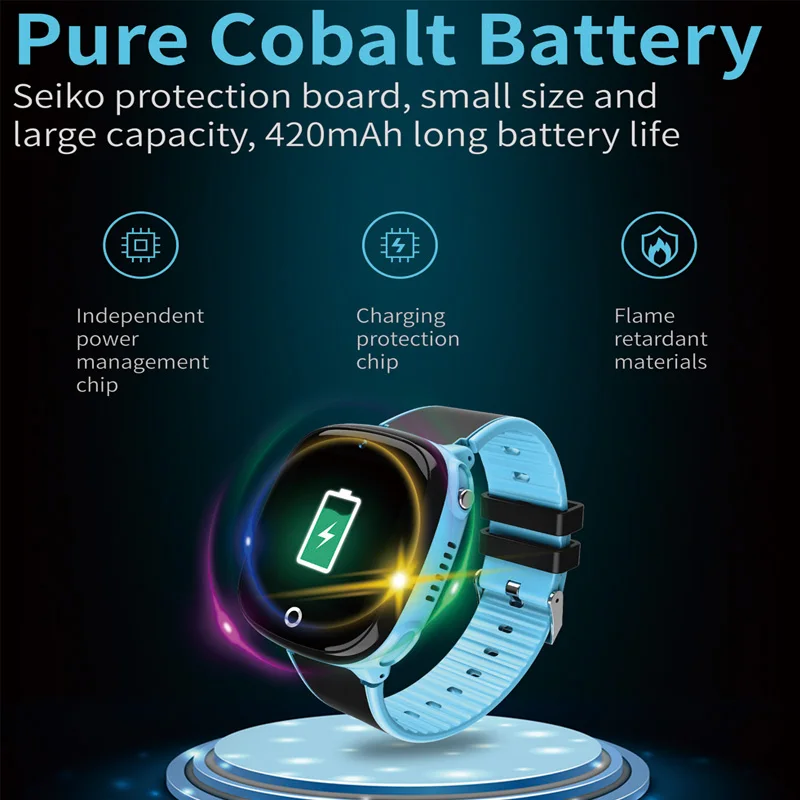 Смарт-часы Greentiger HW11 для детей водонепроницаемые IP67 шагомер SOS GPS LBS-позиция |
