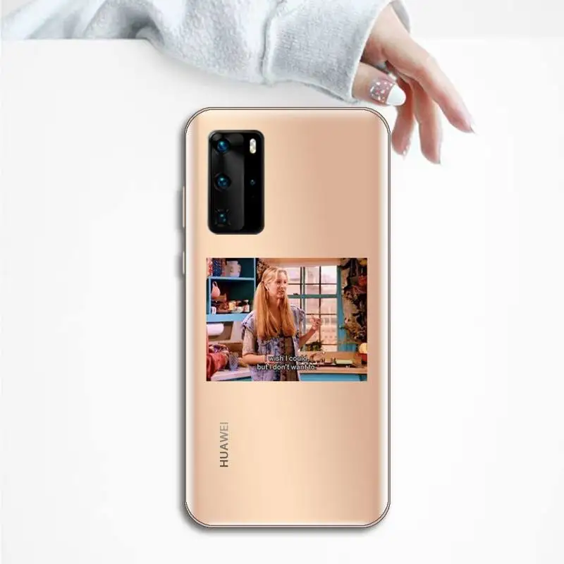 

Friends tv show shell Phone Case Transparent for Huawei P honor 8 10i 20 30 40 smart 2019