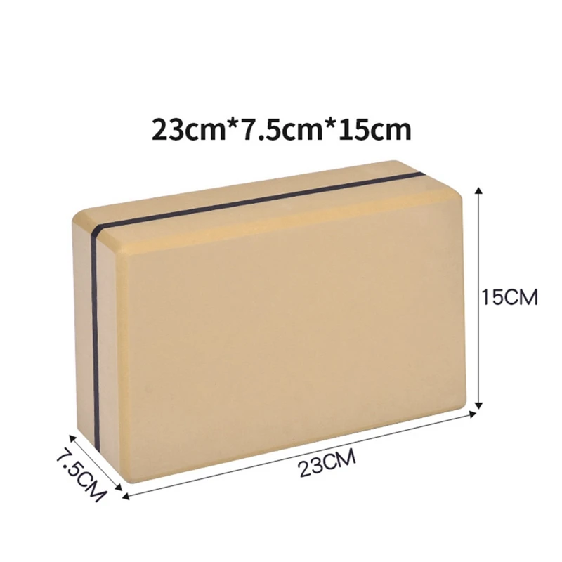 

High-density Eva Yoga Block Thick Anti-skid Auxiliary Yoga Block FoamExercise Block Pilates Rehabilitation