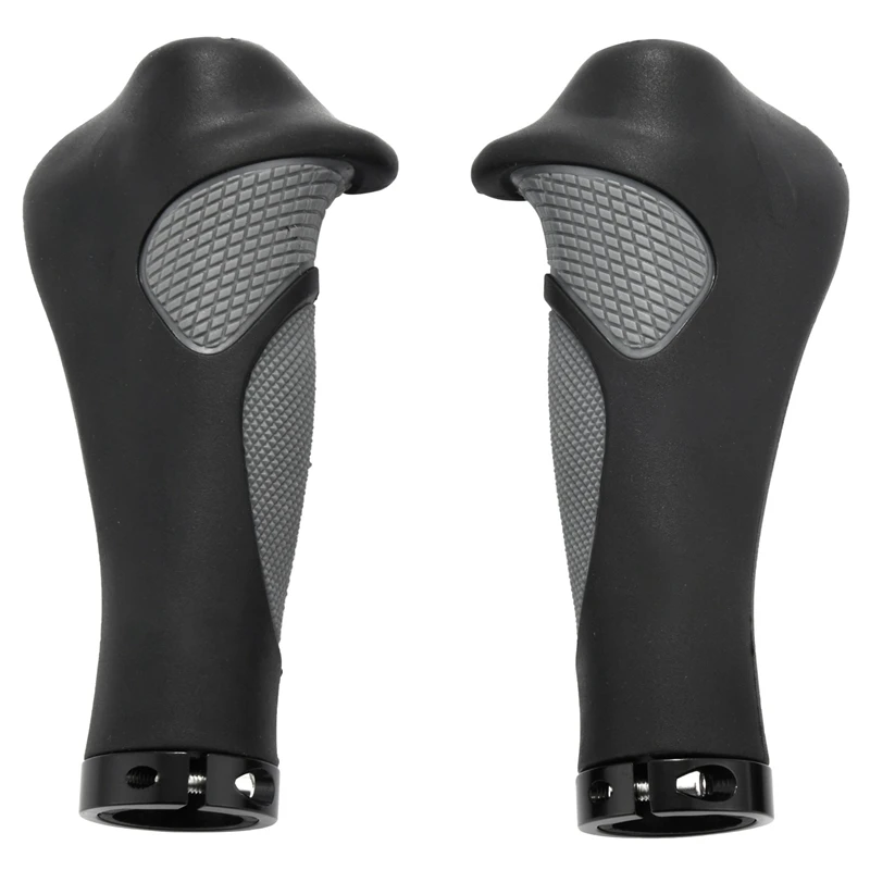 

Hot-Cxwxc Ergonomic Mountain Bike Grips Rubber Bicycle Grips Integrated Cycling Handlebar Casing Sheath Shock Absorption for Mtb