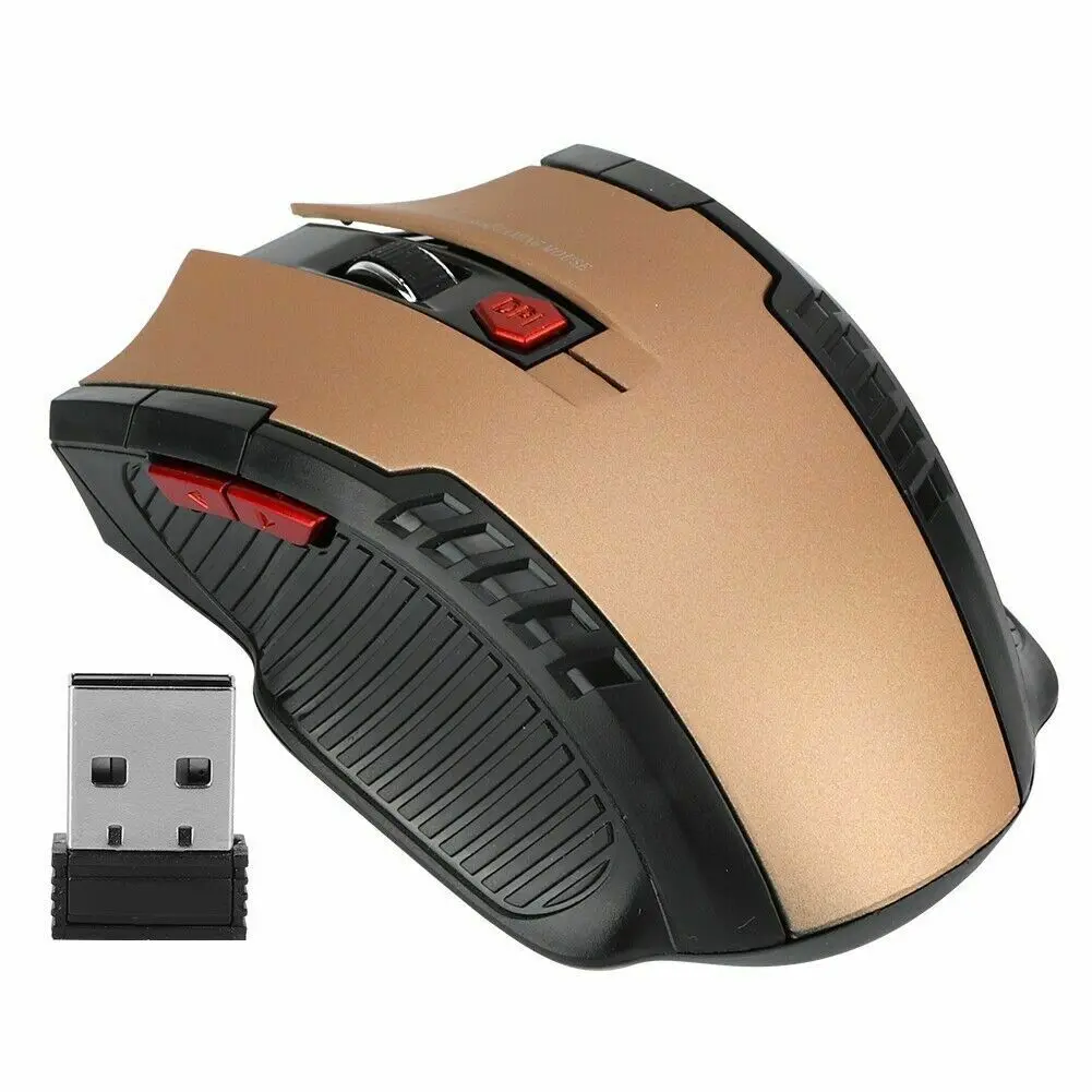 

2.4GHz 1600DPI USB Wireless Mouse Ergonomic Optical Positioning Mice for Laptop