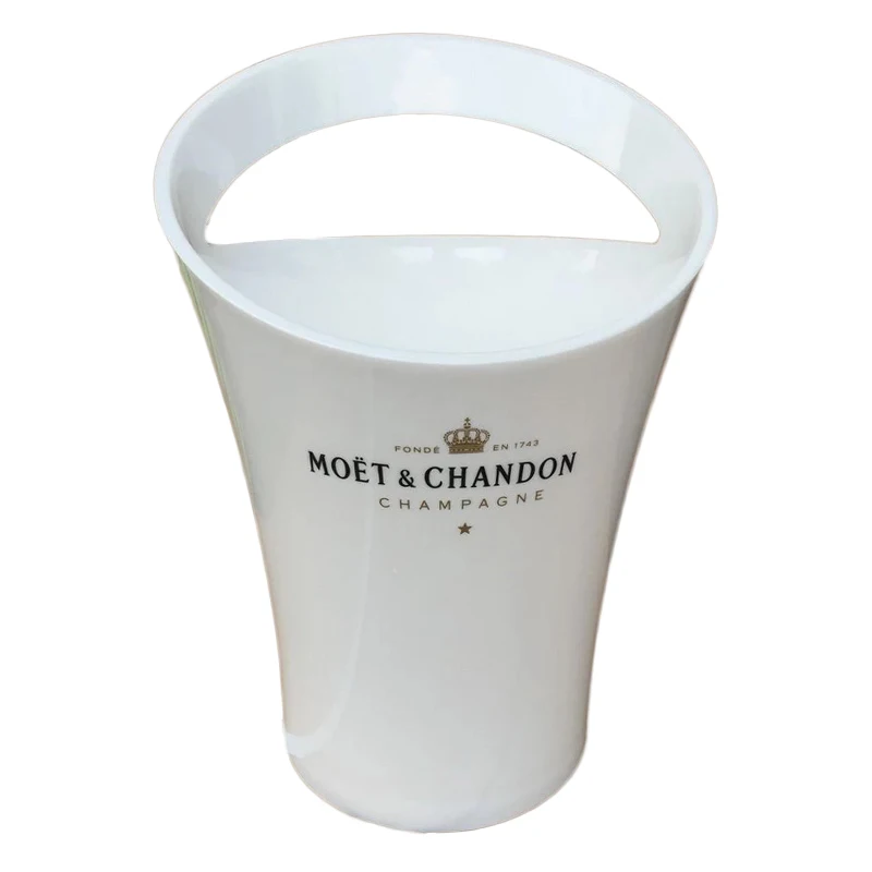 

Ice Bucket Chandon Wine Beer Partyfor 3L Acrylic White Plastic Bottle Coolers Holder Euro New Fashion