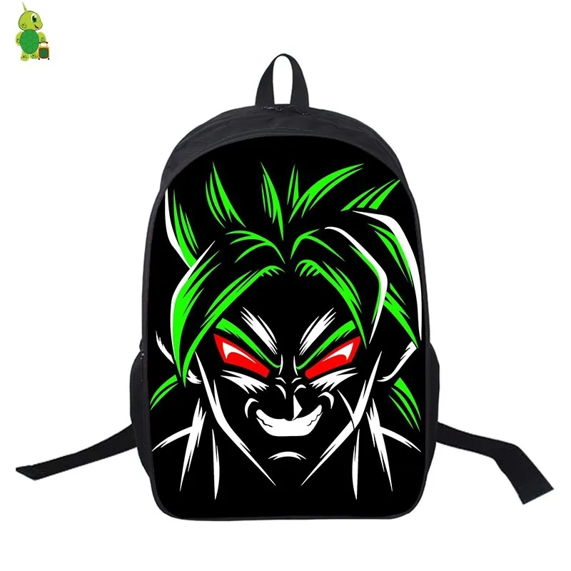 17 Dragon Ball Супер Broly рюкзак с Гоку мультфильм школьные сумки для подростков девочек мальчиков ноутбук рюкзак для женщин мужчин Дорожная сумка на плечо - Цвет: 17