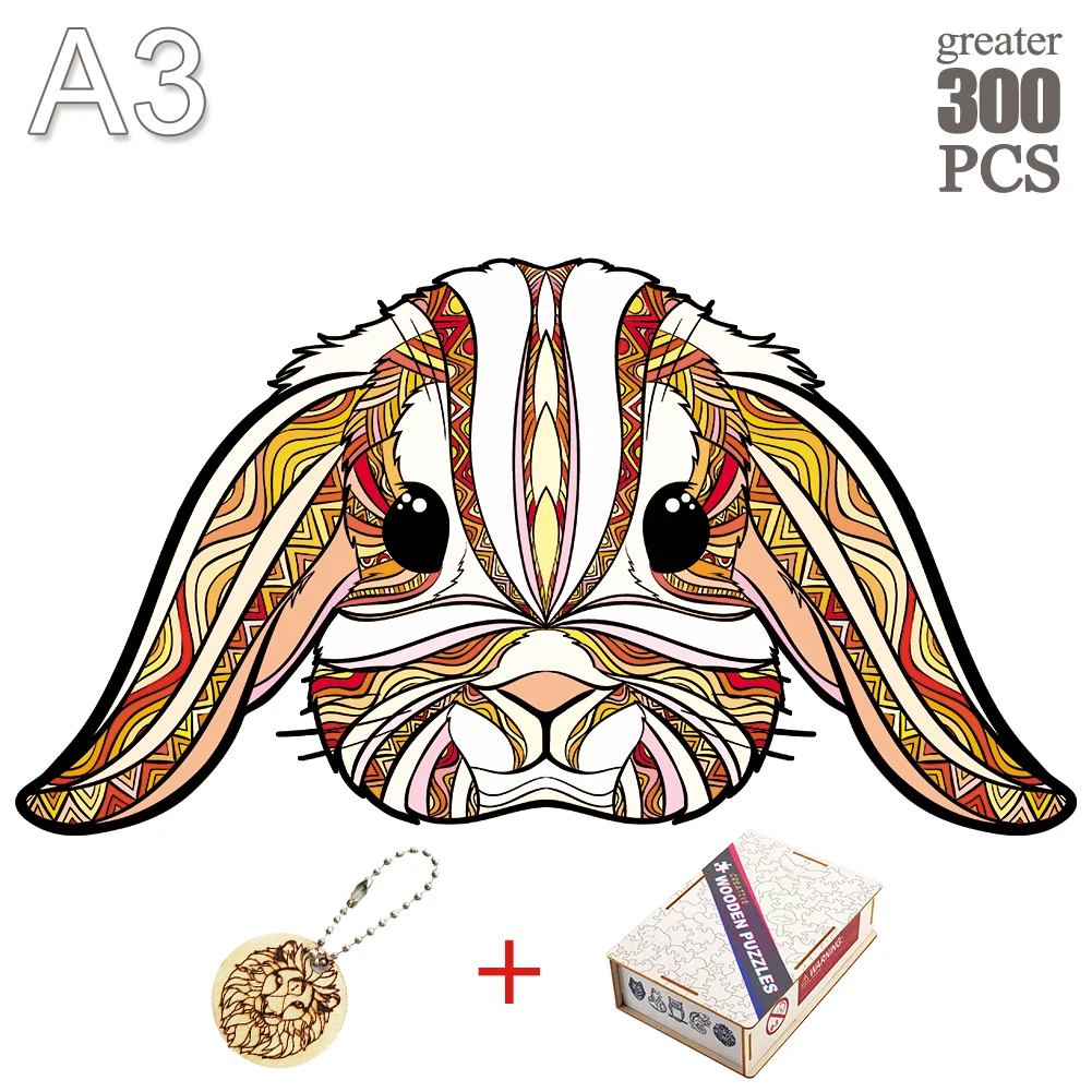 Unique Peacock Wooden Puzzle Adult Kids Jigsaw Puzzles Animal Toys Boutique Box Packaging DIY Colorful Gifts | Игрушки и хобби