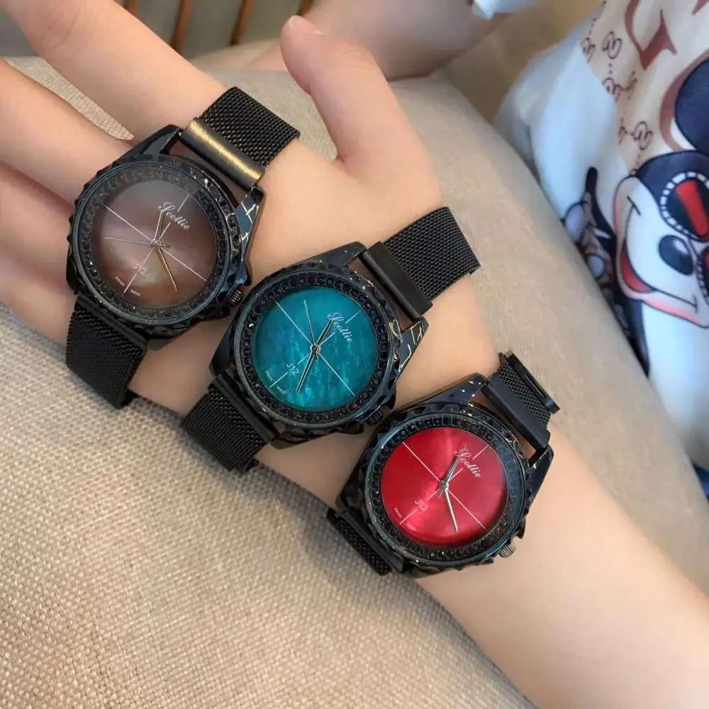 Лидер продаж 2018 Роскошные Аналоговые кварцевые часы для женщин montre|Женские