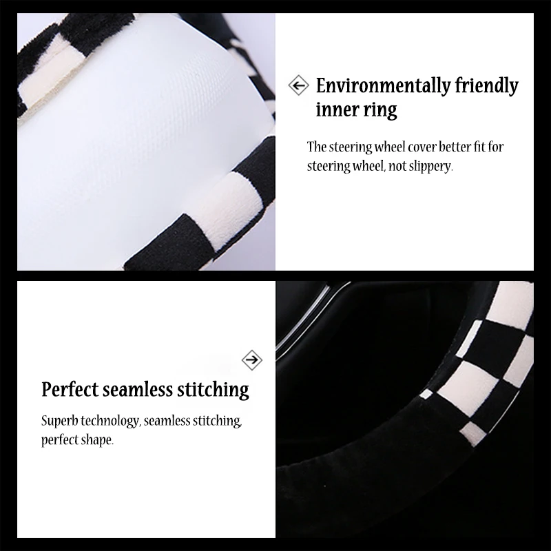 BOOMBLOCK четырехсезонный чехол на рулевое колесо для автомобиля Kia Rio 3 K2 Sportage Ceed Ford