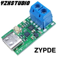 new zypde usb c pd2 0 3 0 to dc tricking quick charge trigger polling detector notebook power supply to type c