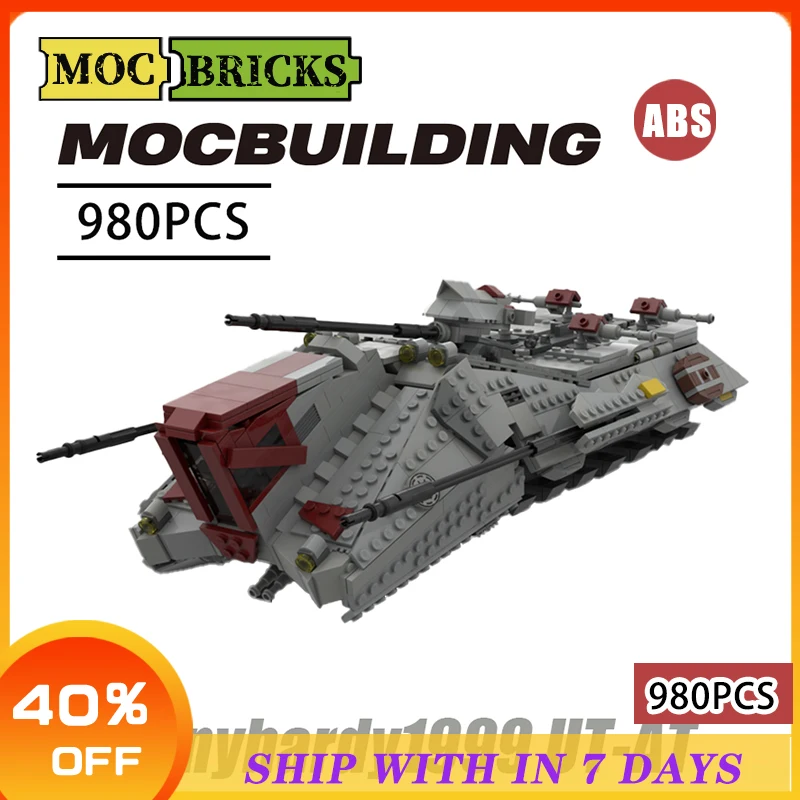 

MOC Building Blocks Spaceship Tonyhardy1999 UT-AT Model Children's Toy Gift Star Movie Space Series
