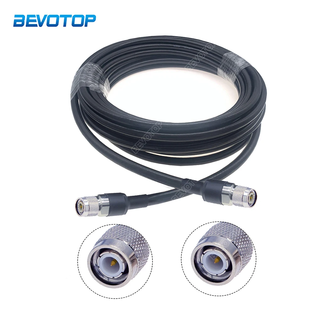 

LMR400 TNC Male to TNC Male Plug High Quality Low Loss RF Cable 50-7 Pigtail 50 Ohm Coaxial Extension Cord Jumper Adapter Cables