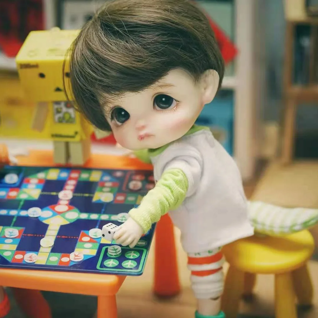 Шахматы для кукольного домика Blyth OB11 BJD аксессуары игрушек 1:12