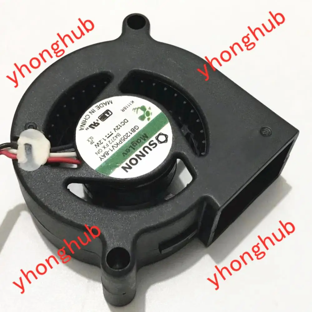 SUNON GB1205PKV1-8AY b4272.f. X.gn DC 12 В 1,2 Вт 60x60x15 мм 3-проводной вентилятор для сервера