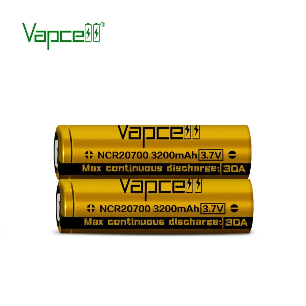 Бесплатная доставка Vapcell Оригинал 20700 3200mah 30A rewrap NCR20700A литий-ионная