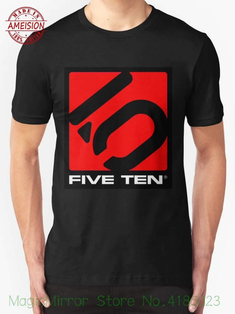 Футболка с принтом Five Ten новинка мужское весенне летнее платье повседневное