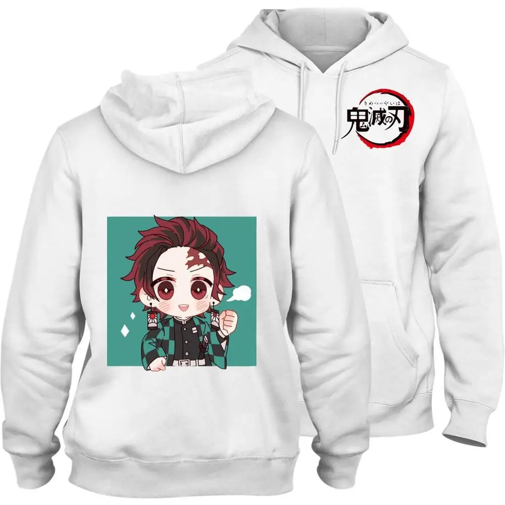 

Demon Slayer Agatsuma Zenitsu Illustration Personalise Cotton Hooded Sweatshirt With Pocket Hoodie Winter Junior Activewear
