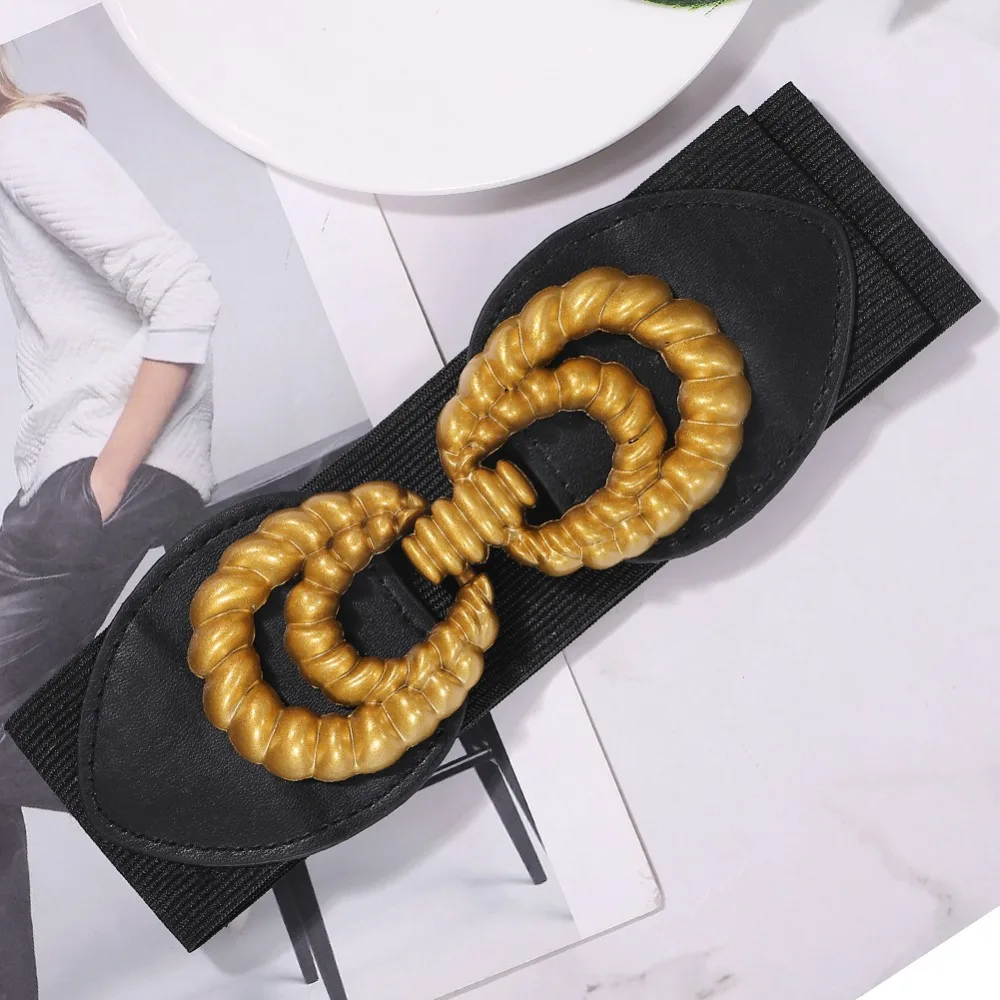 Vedawas Luxury Brand Za Pearl Belts For Women Charm Crystal Maxi Buckle Statement Belts Female Romantic Waist Party Jewelry