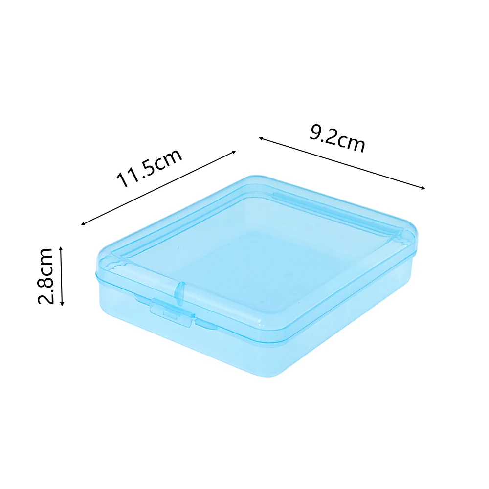 1 шт. портативный прозрачный ящик для хранения масок пластиковый