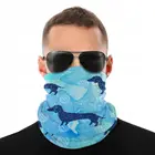 Акварельная такса, волшебный шарф, маска для шеи и лица, унисекс, маска-трубка на Хэллоуин, Балаклава, бандана, пылезащитный головной убор, Велоспорт, туризм