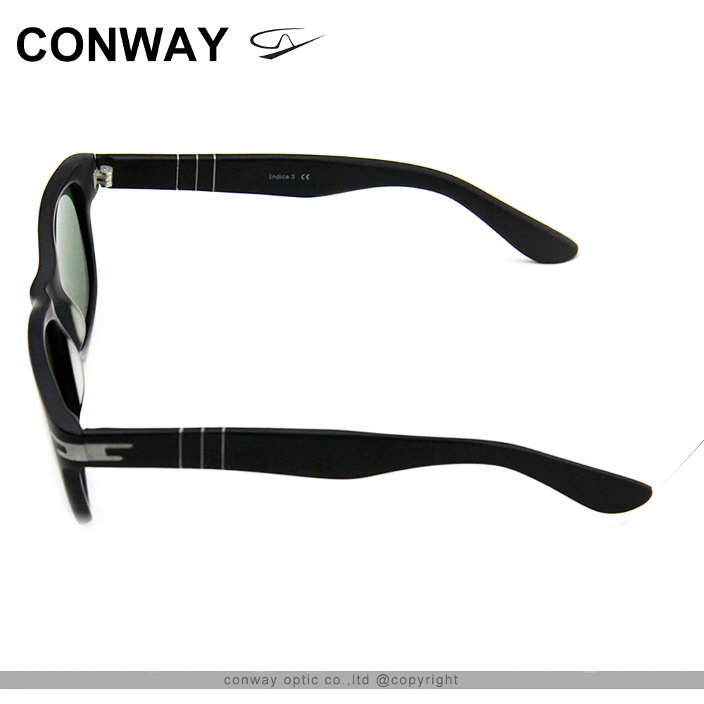 Модные солнцезащитные очки CONWAY для женщин и мужчин квадратные ацетатная оправа