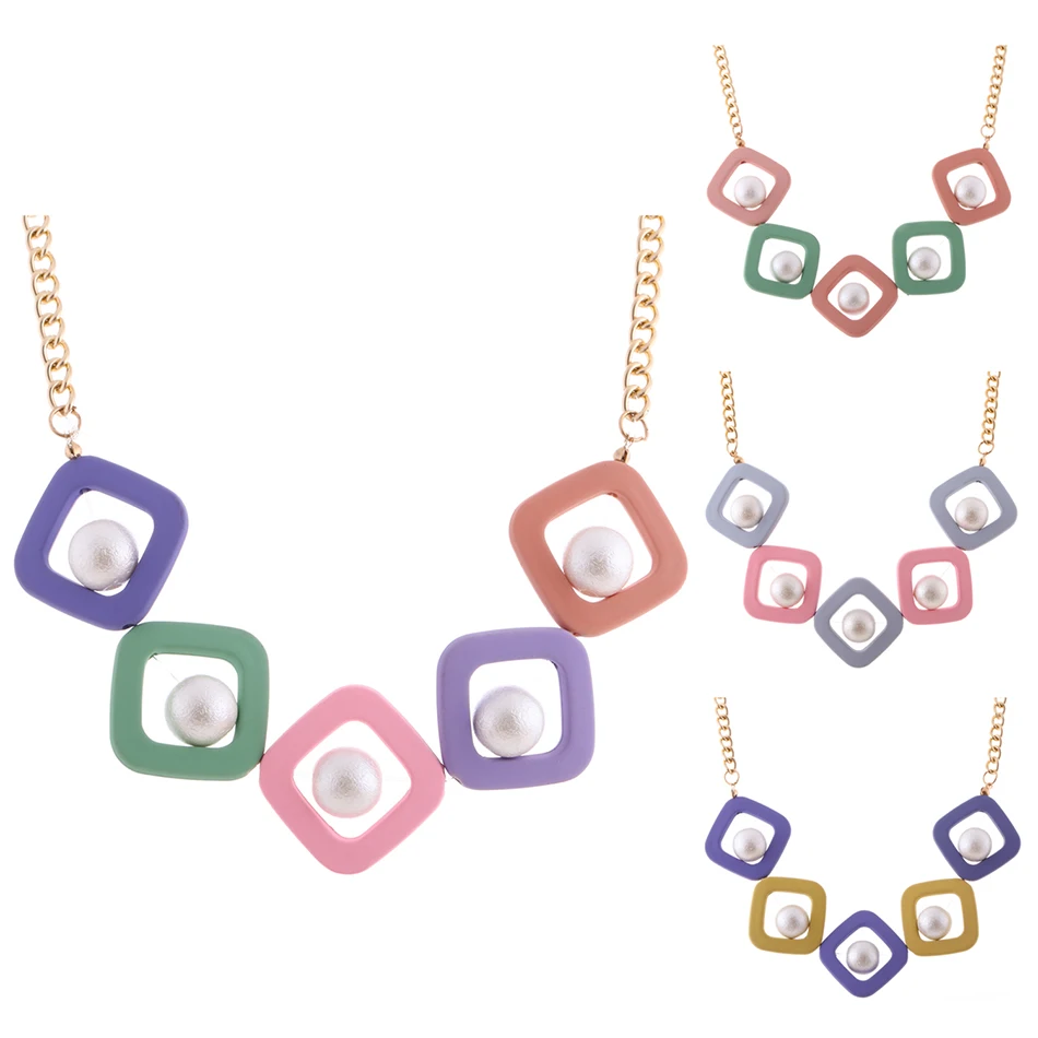 Женские ожерелья и подвески Match Right/эффектные/бусины/жемчуг/леди/большие/подвески