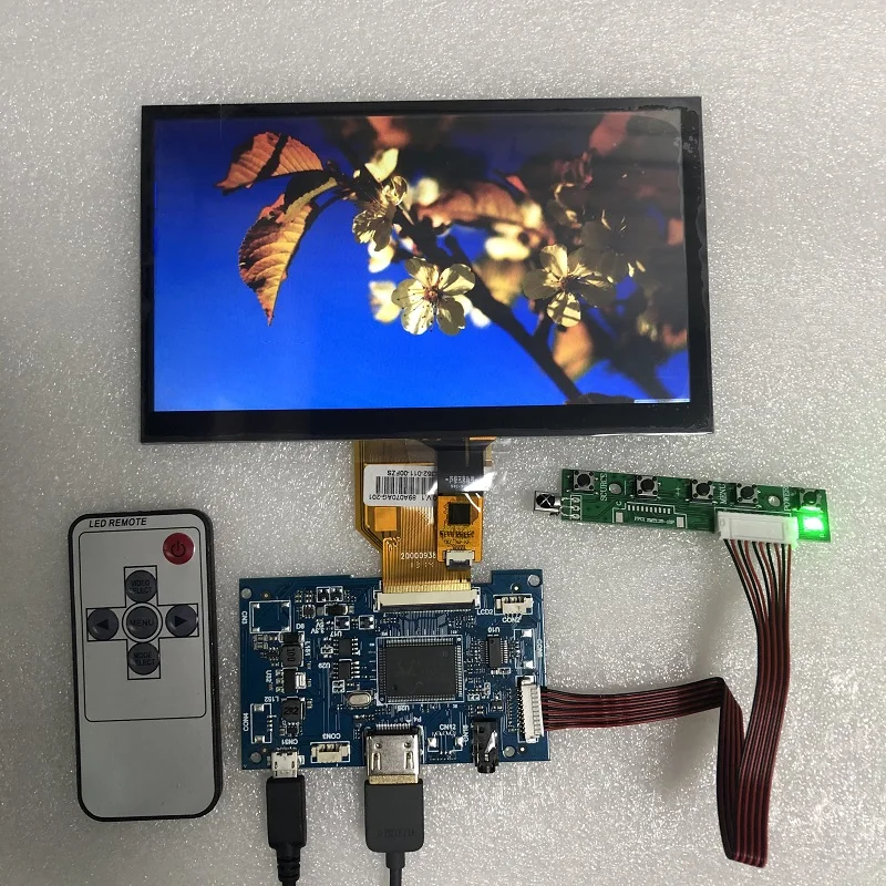 7-дюймовый ЖК-экран AT070TN90 TFT TN 50 pin 800x480 HDMI Универсальная панель контроллера