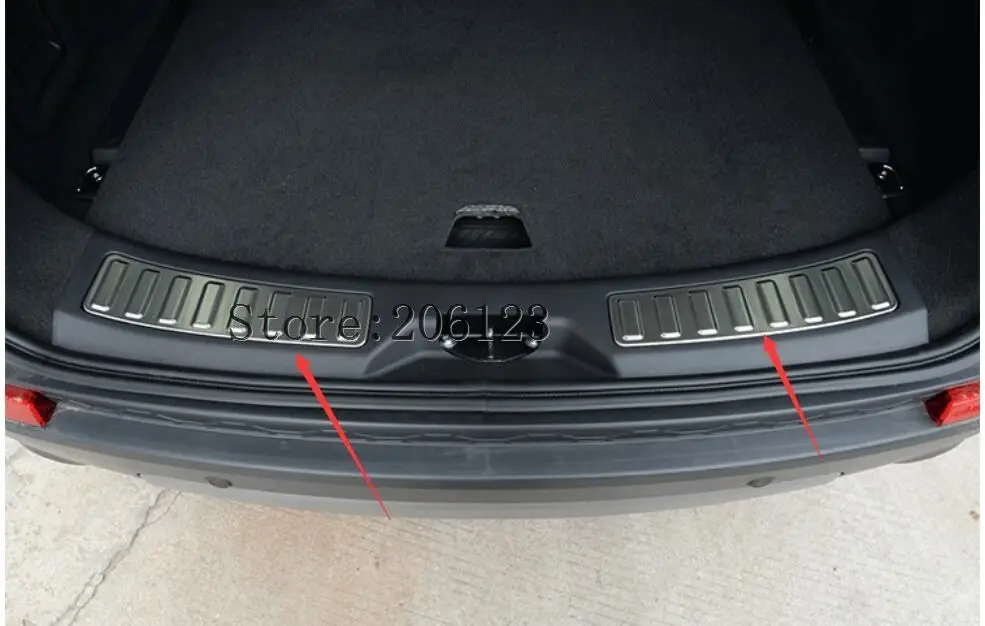 2 шт. защитная накладка на задний бампер из нержавеющей стали для Land Rover Discovery Sport