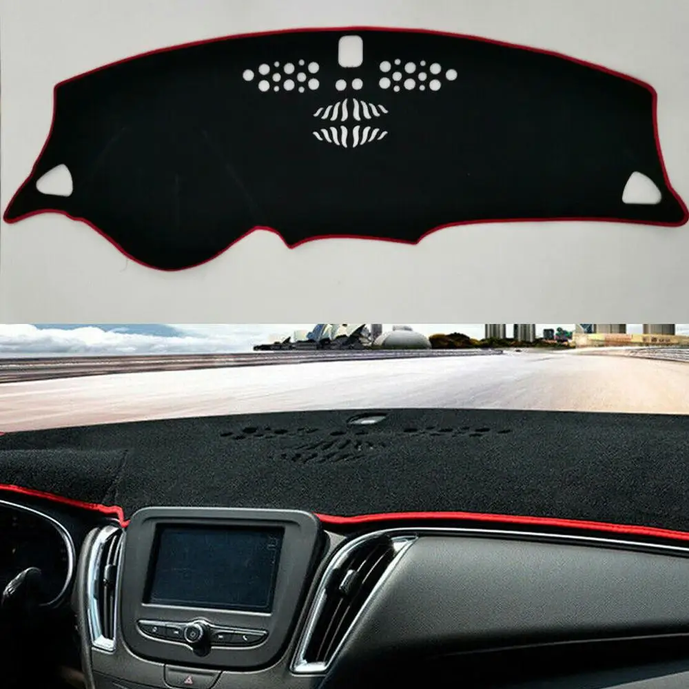 

EIDRAN For Chevrolet Malibu 2016-2018 Car Styling Dash Mat Cover Anti-slip Black Non-Slip Dashboard Sun Shade Cover Pad