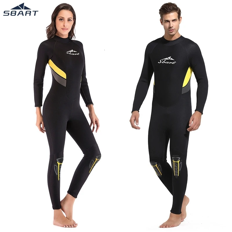 SBART профессиональный женский неопреновый гидрокостюм 3 мм эластичный длинный на