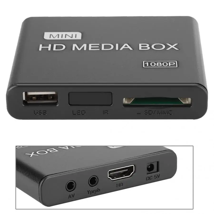 K8 1080P Мини Сетевой Видео плеер HDMI HD выход декодер жесткий диск 100 240 В