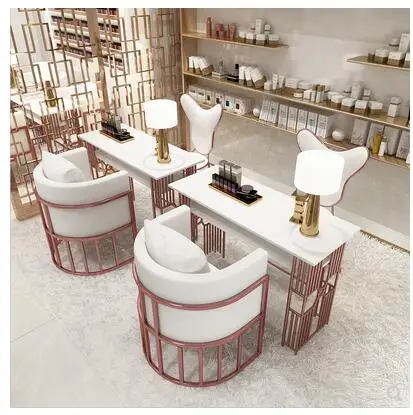 

Net red manicure table special price economic single double three person iron manicure table manicure table
