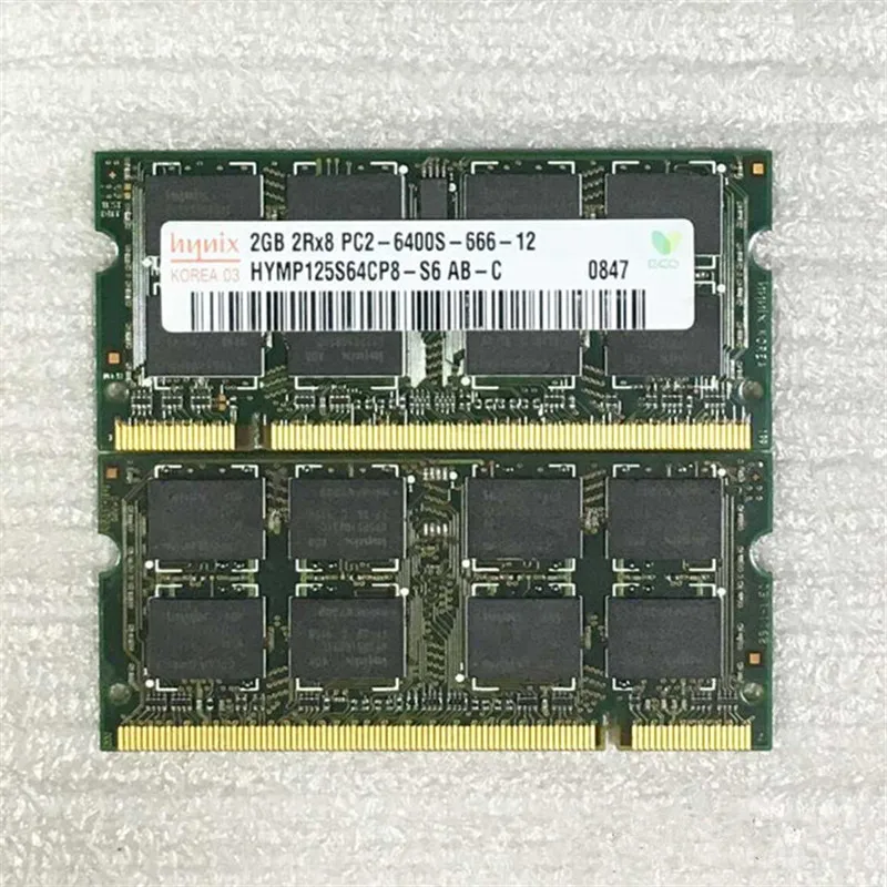 Для ноутбука Hynix ddr2 2 ГБ 800 МГц RAM Гб 2Rx8 PC2 6400S 666 12 Память S DDR2 Гб|Оперативная память| |