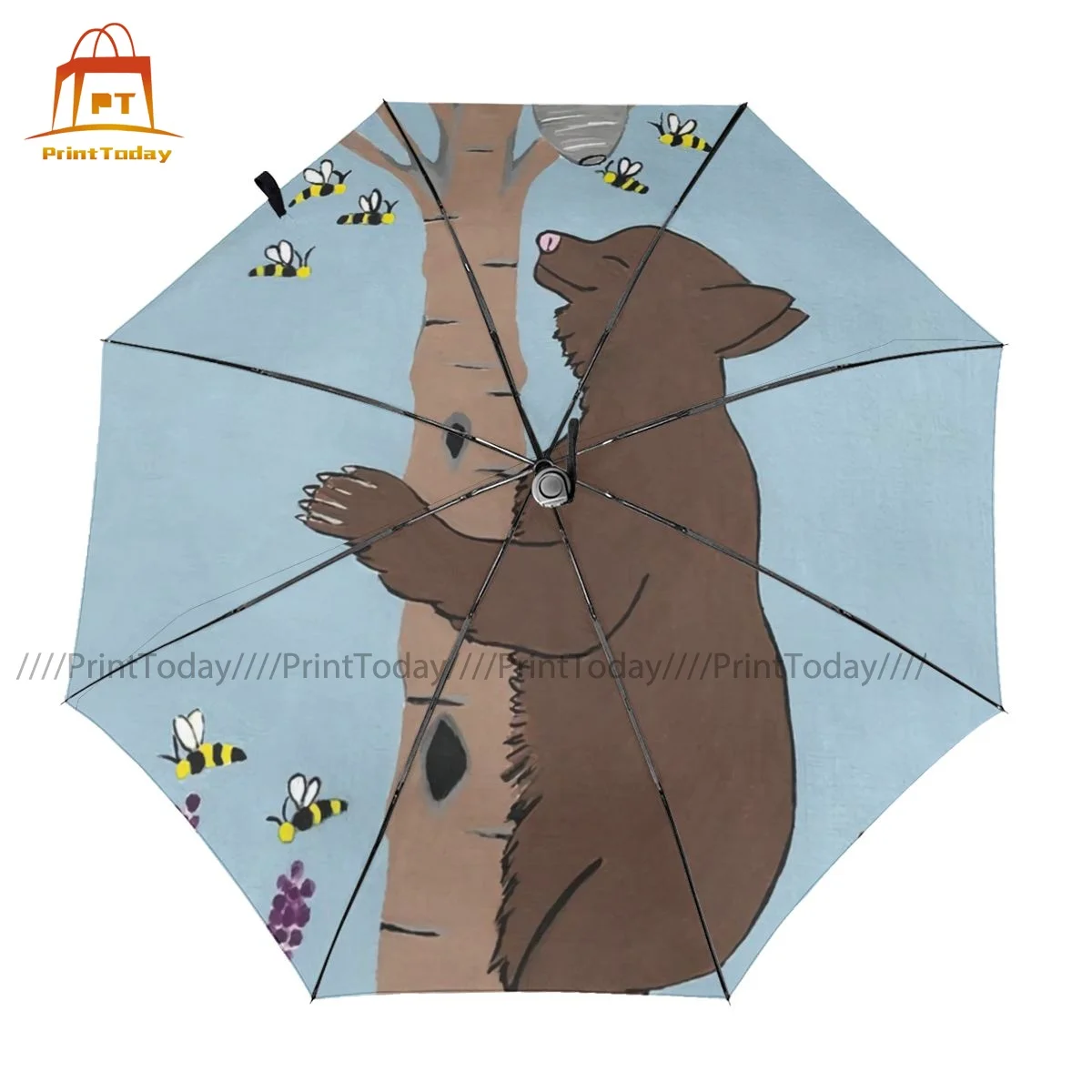 

Lupin Umbrella Windproof Travel Umbrella Aesthetic Auto Art Folding Umbrella