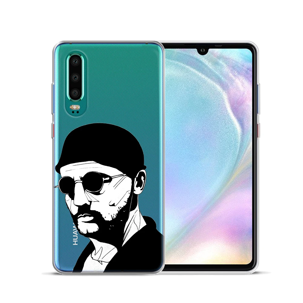 Movie Leon And Mathilda Silicone Phone Case For Huawei P30 Lite Pro P10 P20 2019 P8 2017 Nova 3i 3 Y9 2018 | Мобильные телефоны и