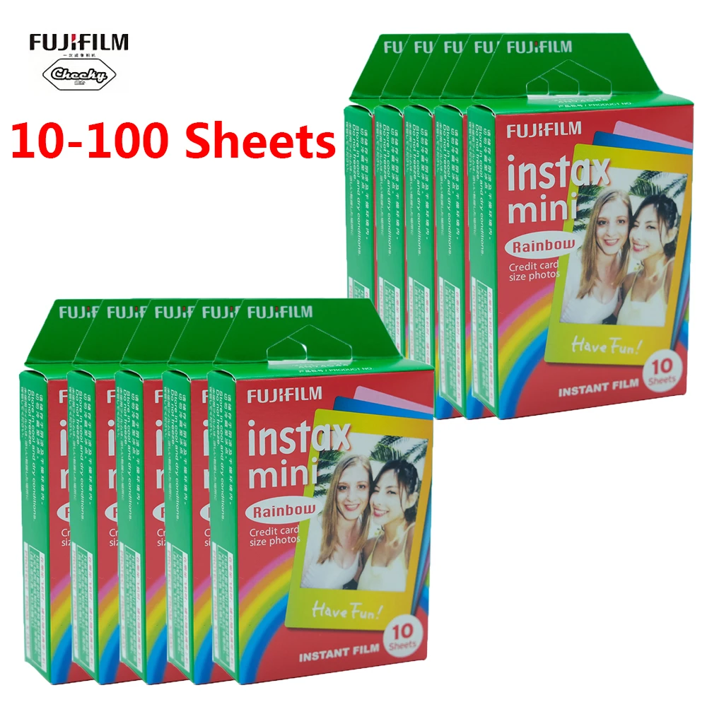 

Fujifilm Instax 10-100 Sheet Mini Film For Fuji Fujifilm Instax Mini 7/8/9/10/30/50s/7s/90/25/20i/25i/50i/55i/Share SP-1 Film