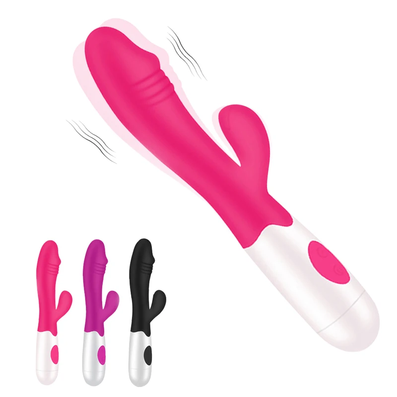 sex toys for woman Vibrator G Spot Dildo Dual Vibration Female Vagina Clitoris Silicone Waterproof adult 30 Speed | Красота и