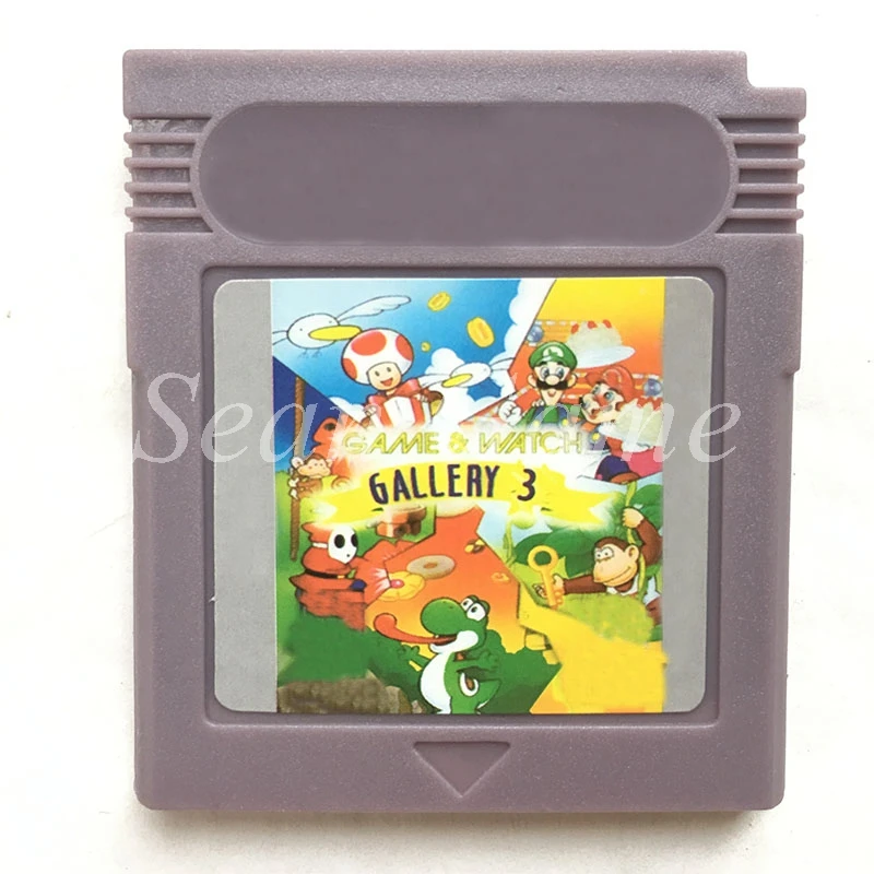 16-битная портативная консоль видео игровая карта-картридж для игр Watch Gallery 3