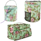 Сумка-Органайзер для вязания, чехол для хранения пряжи для вязания крючком, вязальные спицы, шерстяные вместительная сумка для хранения для женщин