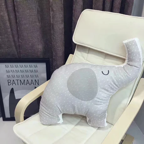 Elephant Pillow 90*90 см детский игровой коврик для новорожденных, круглое одеяло для ползания, одноцветное кружевное украшение комнаты, ковер для ползания, игровые коврики, детские игрушки - Цвет: Elephant Pillow