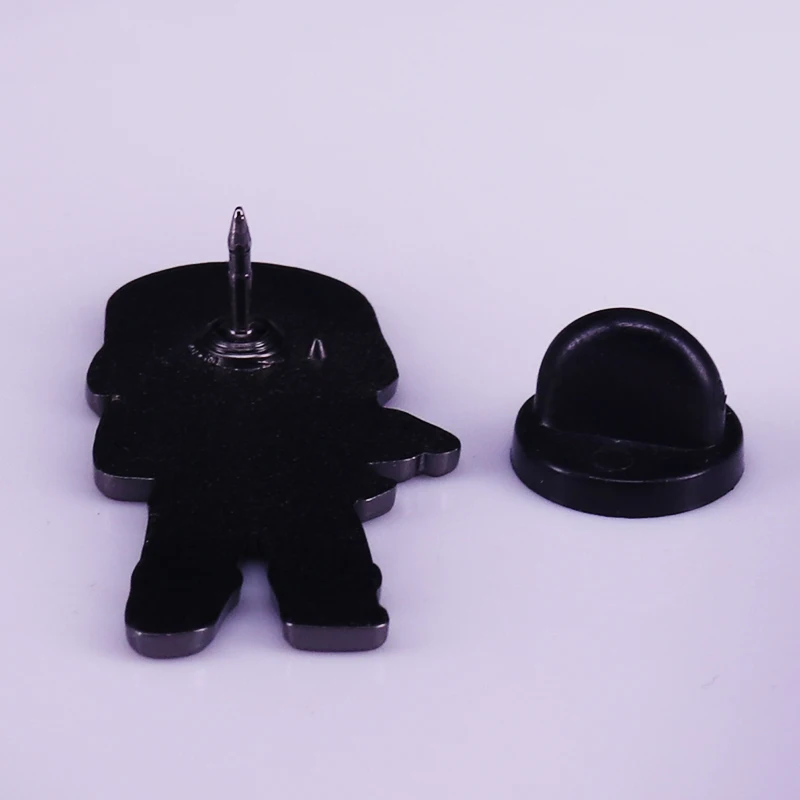 Классическая мультяшная эмалированная брошь-раскладушка He-Man and Skeleton