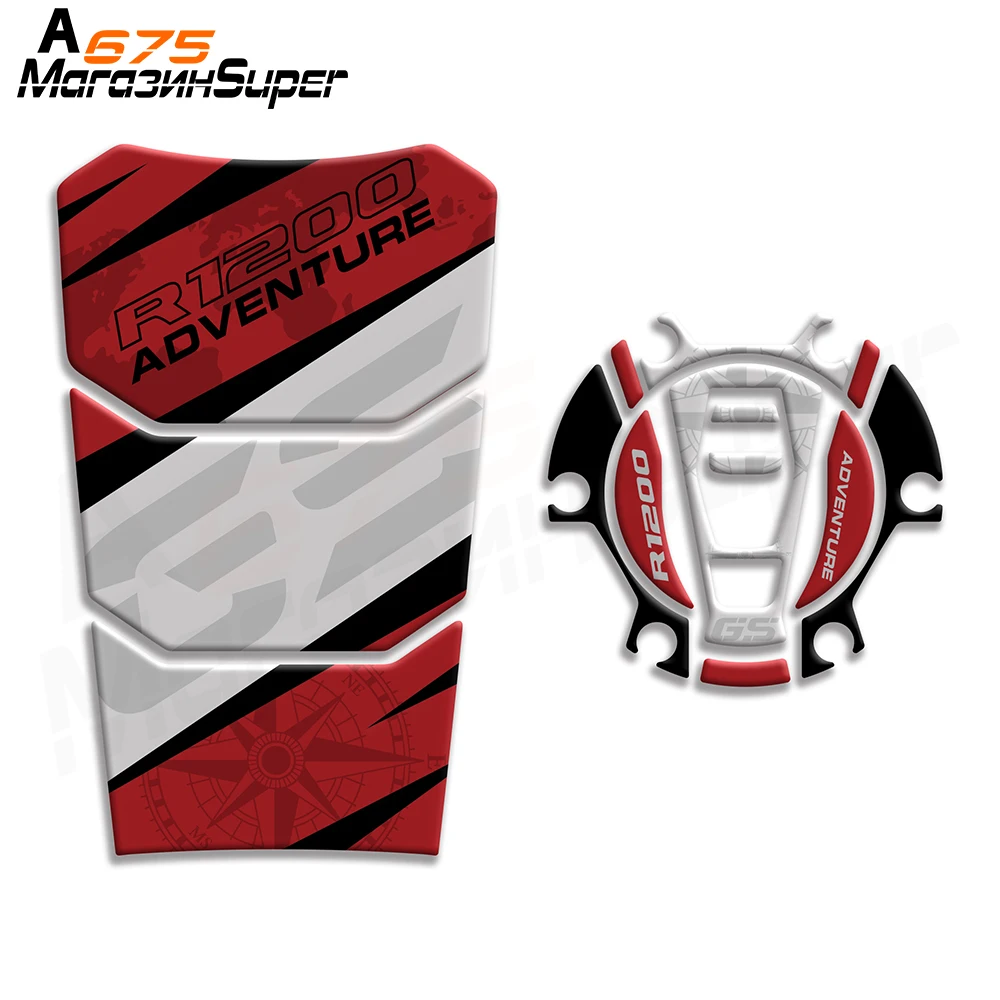 

For BMW R1200GS LC Adventure R 1200 GS Anti Slip Fiber Tank Pad Protective Pads 2014 2015 2016 2017 2018 Motorcycle Accessories