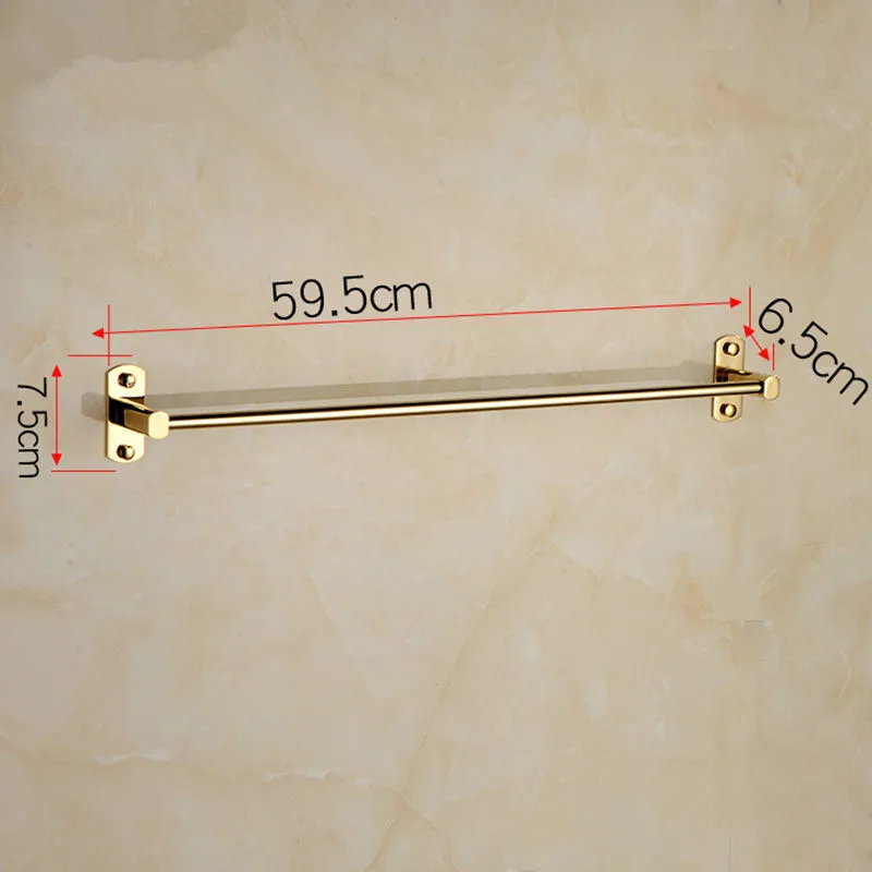 Аксессуары для ванной комнаты набор латунных золотых полотенец держатель бумаги