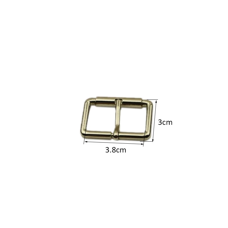 10pcs Metal Heavy Duty Hand Bag Shoe Strap Belt Web Adjust Roller Pin Buckle Snap Rectangle Ring Leather Metal Pin Belt Buckles