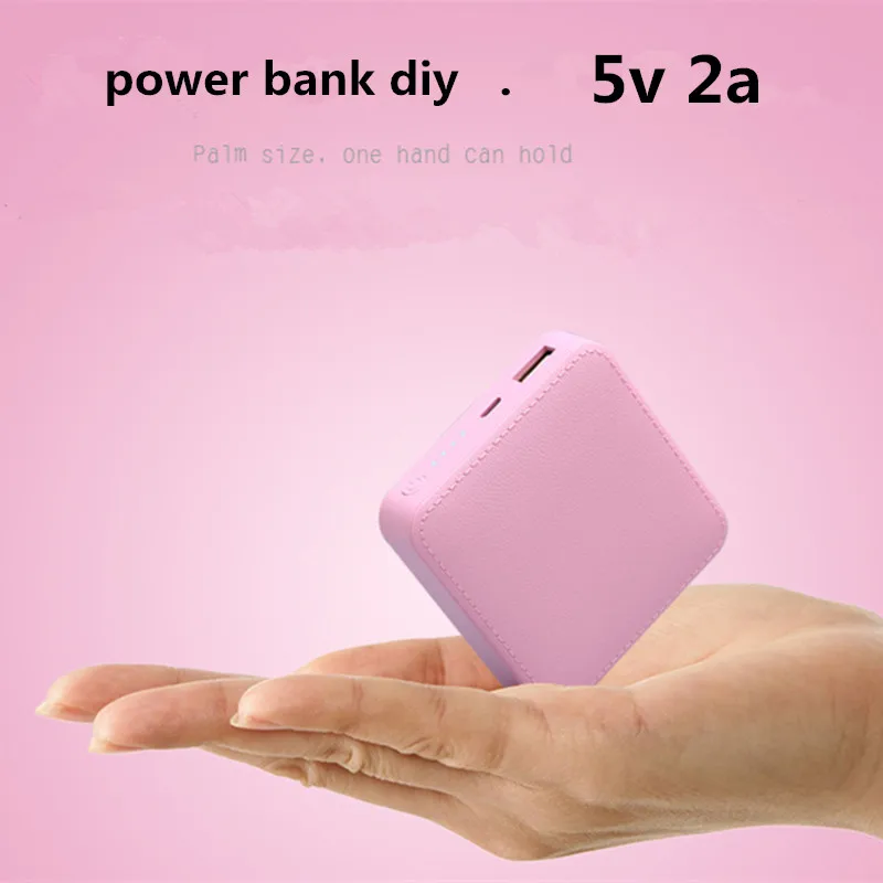 Мини Портативный внешний аккумулятор 10000 мАч двойной USB зарядное устройство для