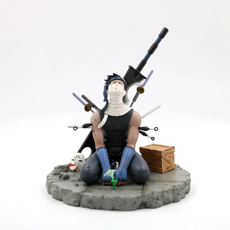 

Naruto Anime Action Figure Toys Momochi Zabuza GK Model PVC Ornaments 19cm Collection Home Decoration Statue Gifts for Children