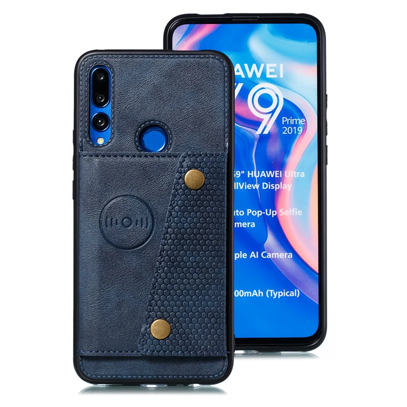 Чехол-Кошелек для Huawei P20 P30 Lite Y9 Prime 2019 Honor 20 9X Pro P Smart Z силиконовый | Мобильные
