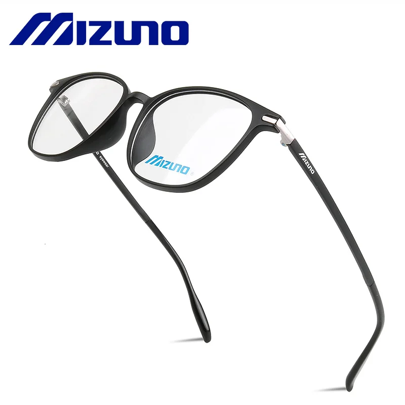 

Mizuno Men's Spectacle Sports Stylish Round Optical Glasses Women Medical Prescription Myopia Eyeglasses Lenses Eyewear Frame